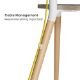 Εικόνα της Επιδαπέδια Βάση Τηλεόρασης Brateck Easel Studio 43-65" με Ράφι Black/Walnut FS28-44F-04