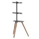 Εικόνα της Επιδαπέδια Βάση Τηλεόρασης Brateck Easel Studio 43-65" με Ράφι Black/Walnut FS28-44F-04