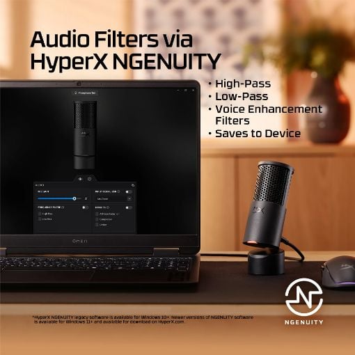 Εικόνα της Mircrophone HyperX SoloCast 2 Black AR0A0AA