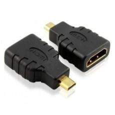 Εικόνα της Adapter Powertech Micro HDMI Male to HDMI Female Black ADA-H002
