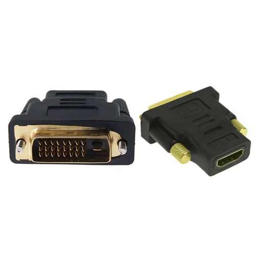 Εικόνα της Adapter Powertech HDMI Female to DVI 24+1 Male Black ADA-H003