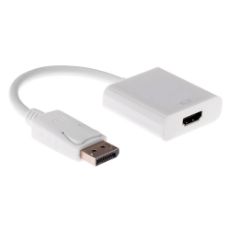 Εικόνα της Adapter Powertech DisplayPort Male to HDMI Female White CAB-DP004