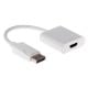 Εικόνα της Adapter Powertech DisplayPort Male to HDMI Female White CAB-DP004