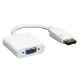 Εικόνα της Adapter Powertech DisplayPort Male to VGA Female White CAB-DP006