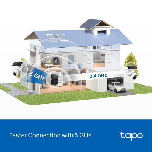 Εικόνα της Outdoor Wireless IP Camera Tp-Link Tapo C660 4K Pan/Tilt with Solar Panel Kit