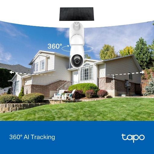 Εικόνα της Outdoor Wireless IP Camera Tp-Link Tapo C660 4K Pan/Tilt with Solar Panel Kit