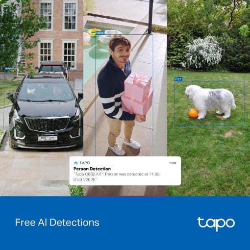 Εικόνα της Outdoor Wireless IP Camera Tp-Link Tapo C660 4K Pan/Tilt with Solar Panel Kit