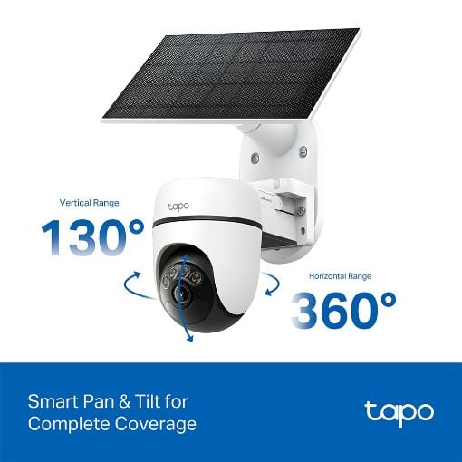 Εικόνα της Outdoor Wireless IP Camera Tp-Link Tapo C610 2K Pan/Tilt with Solar Panel Kit