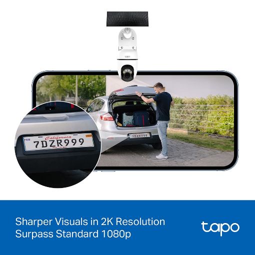 Εικόνα της Outdoor Wireless IP Camera Tp-Link Tapo C610 2K Pan/Tilt with Solar Panel Kit
