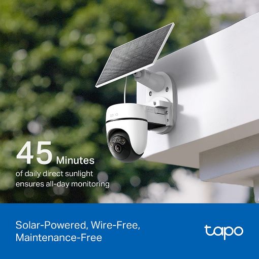 Εικόνα της Outdoor Wireless IP Camera Tp-Link Tapo C610 2K Pan/Tilt with Solar Panel Kit