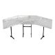 Εικόνα της Next Level Racing Free Standing Triple Monitor Stand 32-65” Black NLR-A010