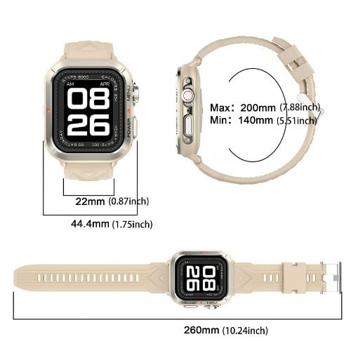 Εικόνα της Smartwatch BlackView W30 Beige