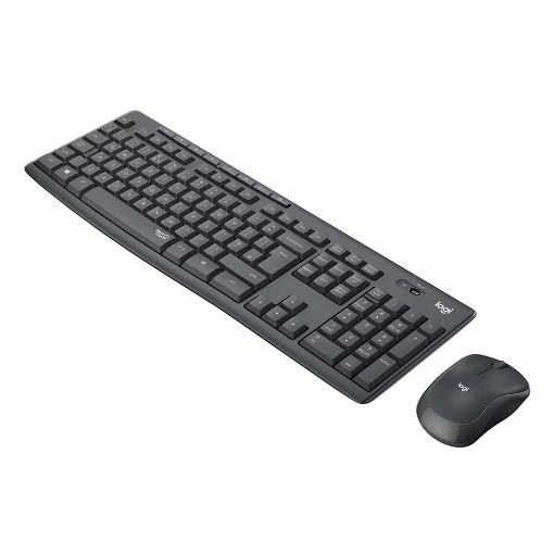 Εικόνα της Πληκτρολόγιο-Ποντίκι Logitech MK295 Silent Wireless (US) Graphite 920-009800