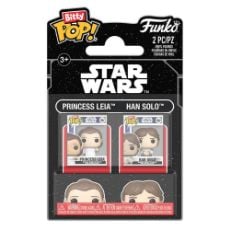 Εικόνα της Funko Bitty Pop! Disney: Star War - Princess Leia & Han Solo 2-Pack