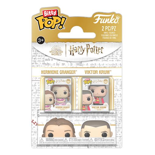 Εικόνα της Funko Bitty Pop! Movies: Harry Potter - Hermione Granger & Viktor Frum 2-Pack