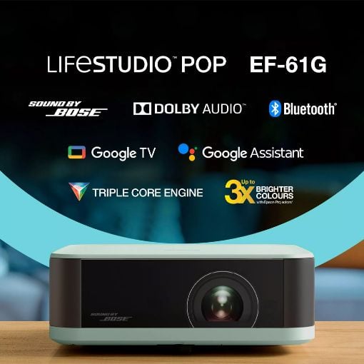 Εικόνα της Projector Epson EF-61G 3LCD Full HD HDR Ice Green