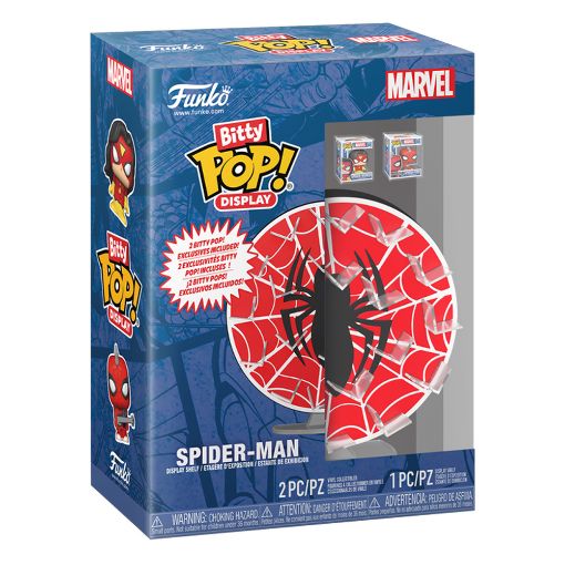 Εικόνα της Funko Bitty Pop! Display: Spider-Man Web + Bitty Pop Spider-Woman & Spider-Punk