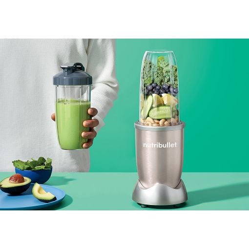 Εικόνα της Μπλέντερ NutriBullet Pro για Smoothies 0.9lt 900W Champagne NB907CP