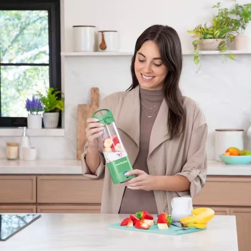Εικόνα της Μπλέντερ NutriBullet Portable για Smoothies 0.475lt Green NBP003LG