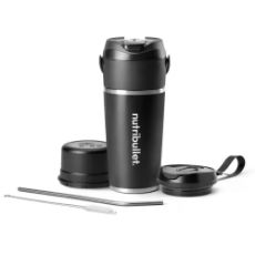 Εικόνα της Φορητό Μπλέντερ NutriBullet Flip Portable για Smoothies 0.59lt Black NBP016B