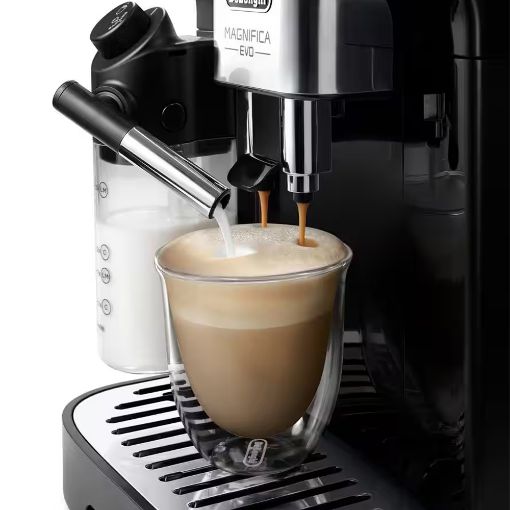 Εικόνα της Μηχανή Espresso DeLonghi Magnifica Evo Αυτόματη με Μύλο Άλεσης 1450W Black ECAM290.61B