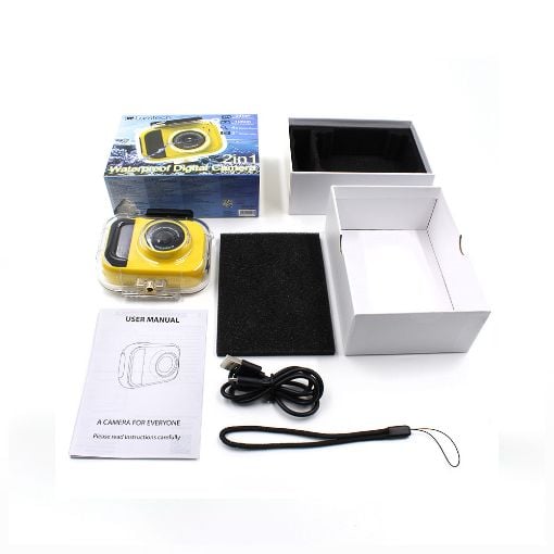 Εικόνα της Action Camera Lamtech 2 in 1 FHD Υποβρύχια Yellow LAM112013