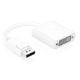 Εικόνα της Adapter Powertech DisplayPort Male to DVI 24+5 Female White CAB-DP005