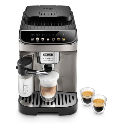 Εικόνα της Μηχανή Espresso DeLonghi Magnifica Evo Αυτόματη με Μύλο Άλεσης 1450W Titanium Black ECAM290.81TB