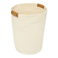 Εικόνα της Καλάθι Απλύτων 5Five Duo Υφασμάτινο 80lt 44x44x56cm Ιβουάρ 200185A