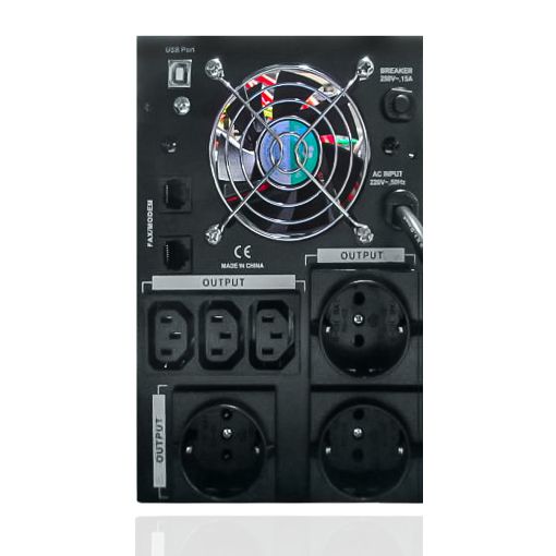 Εικόνα της UPS Lamtech 3000VA/1800W AVR 3x Schuko & 3x IEC LAM113546