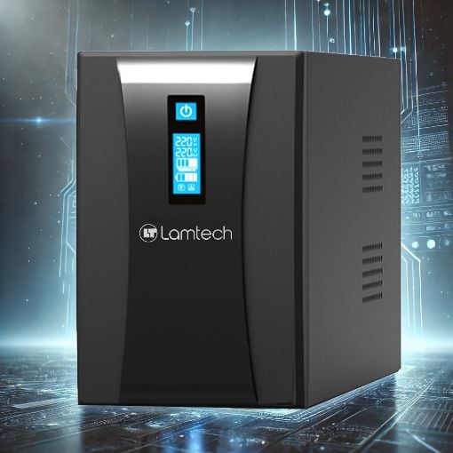 Εικόνα της UPS Lamtech 2000VA/1200W AVR 2x Schuko & 3x IEC LAM113539