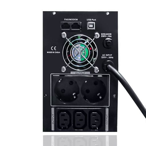 Εικόνα της UPS Lamtech 2000VA/1200W AVR 2x Schuko & 3x IEC LAM113539