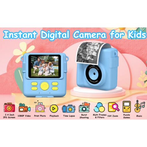 Εικόνα της Lamtech Kid Instant Camera Blue LAM114246