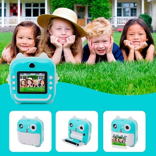 Εικόνα της Lamtech Kid Instant Camera Bluetooth Light Blue LAM114284
