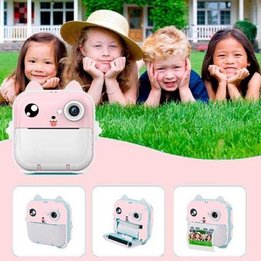 Εικόνα της Lamtech Kid Instant Camera Bluetooth White/Pink LAM114291