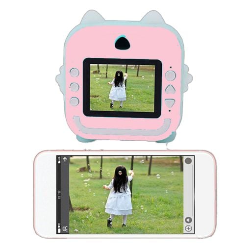 Εικόνα της Lamtech Kid Instant Camera Bluetooth White/Pink LAM114291