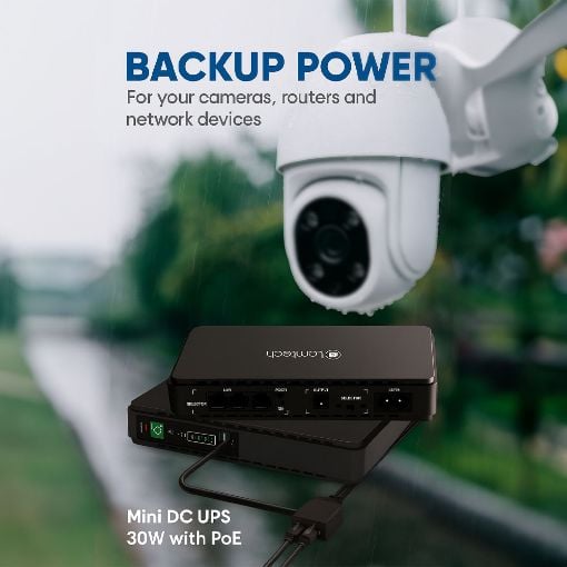 Εικόνα της Mini UPS Lamtech 30W με PoΕ LAM980244