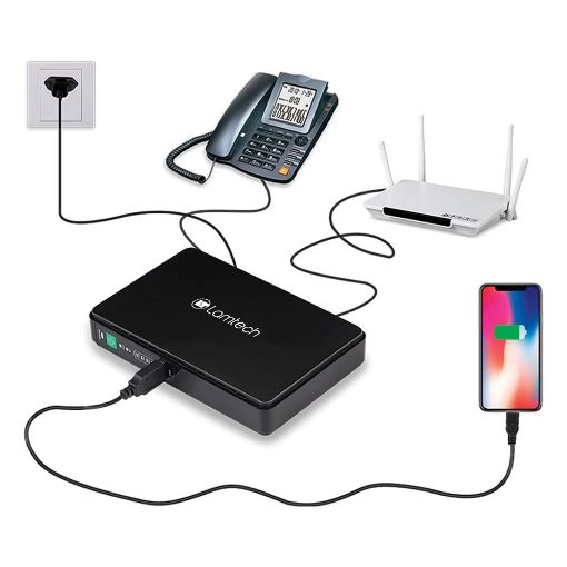 Εικόνα της Mini UPS Lamtech 30W με PoΕ LAM980244