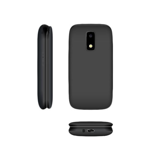 Εικόνα της Κινητό Τηλέφωνο Lamtech Flip-X 2.8" Dual SIM GR Black LAM980633