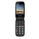 Εικόνα της Κινητό Τηλέφωνο Lamtech Flip-X 2.8" Dual SIM GR Black LAM980633