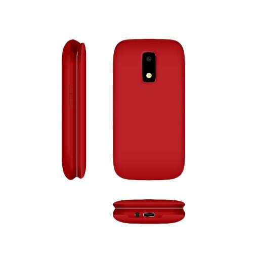 Εικόνα της Κινητό Τηλέφωνο Lamtech Flip-X 2.8" Dual SIM GR Red LAM980657