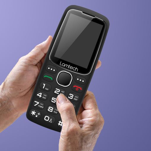 Εικόνα της Κινητό Τηλέφωνο Lamtech Tiny L II 2.4" Dual SIM GR Black LAM113157