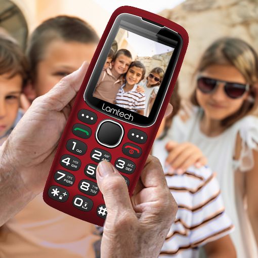 Εικόνα της Κινητό Τηλέφωνο Lamtech Tiny L II 2.4" Dual SIM GR Red LAM113164