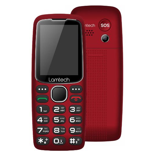 Εικόνα της Κινητό Τηλέφωνο Lamtech Tiny L II 2.4" Dual SIM GR Red LAM113164