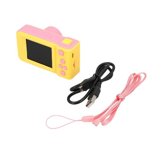 Εικόνα της Φωτογραφική Μηχανή Lamtech Mini Παιδική Πριγκίπισσα 1080p Yellow/Rose LAM112068