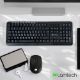Εικόνα της Πληκτρολόγιο-Ποντίκι Lamtech Wireless (GR) Black LAM114321