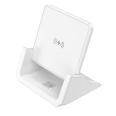 Εικόνα της Ασύρματος Φορτιστής Lamtech με Βάση Qi 15W White LAM113355