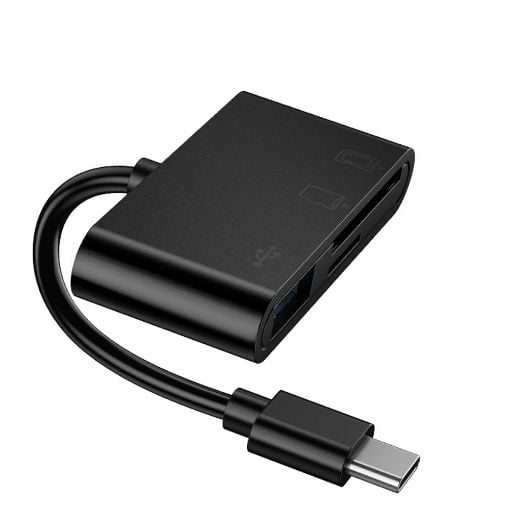 Εικόνα της Card Reader Lamtech USB-C Black LAM112457