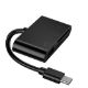 Εικόνα της Card Reader Lamtech USB-C Black LAM112457
