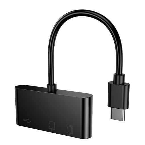 Εικόνα της Card Reader Lamtech USB-C Black LAM112457